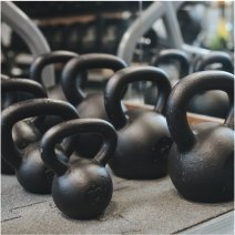 Gym at our hotel in Eger, Hungary